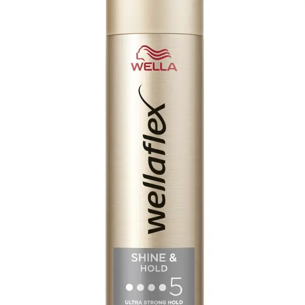 Wella Wellaflex Shine & Hold lak na vlasy s extra silnou fixací pro lesk 250 ml