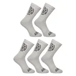 Styx 5PACK ponožky vysoké šedé (5HV1062) XL