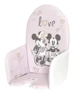 Keeeper Vložka do jídelní židlíčky Minnie Mouse, pudrově růžová