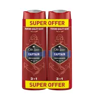 Old Spice Captain Pánský sprchový gel a šampon 2x400 ml