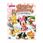 JIRI MODELS Vánoční omalovánky se samolepkami Minnie 1 ks