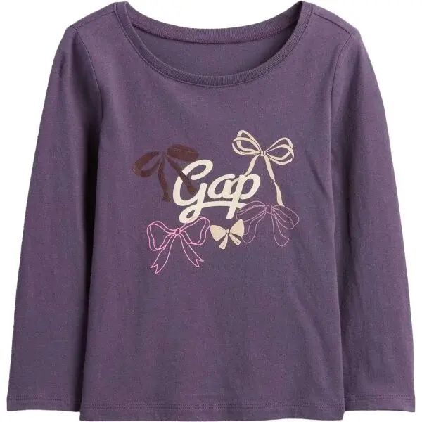 GAP V-LS BF GR T Detské tričko, fialová, veľkosť 2Y