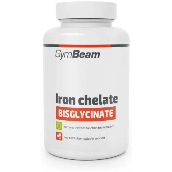 GymBeam ŽELEZO CHELÁT - 90 CAPS Minerálna látka, , veľkosť