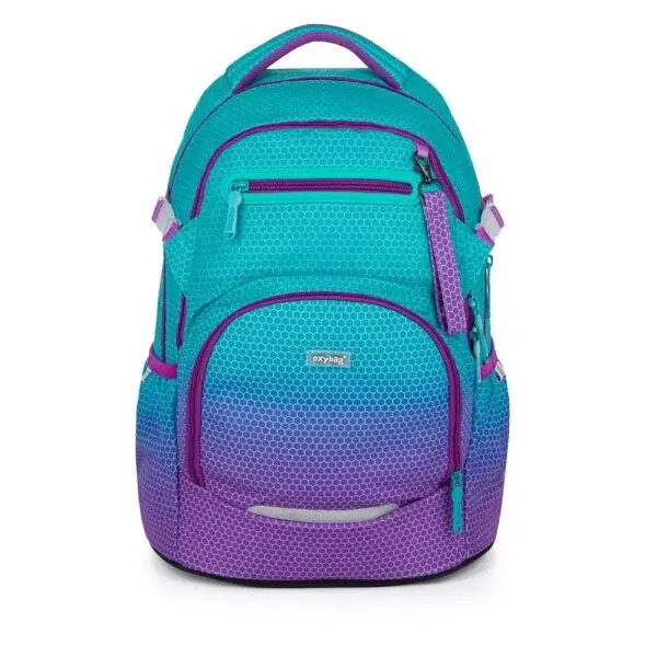 Oxybag OMBRE Školský ruksak, tyrkysová, veľkosť
