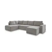 MID.YOU SEDACÍ SOUPRAVA, textil, šedá