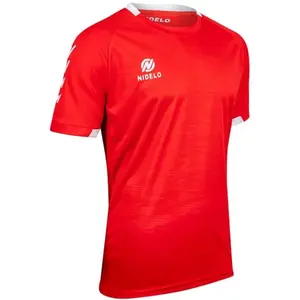 NIDELO PLAYER SHIRT S/S BREST Sportovní dres, červená, velikost