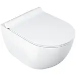 RAVAK Závesné WC Uni Chrome RimOff biele