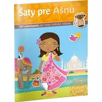 ELLA & MAX ŠATY PRE AŠNU Kniha samolepiek, mix, veľkosť