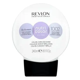 Revlon Professional Nutri Color Filters 3in1 Cream vyživující maska s barevnými pigmenty pro oživení barvy 1002 Pale Platinum 240 ml