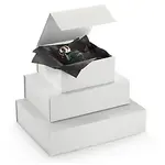 Dekorativní obal s magnetickým uzávěrem 230x230x100 mm, bílý ZEROTREE®