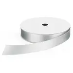 Saténová stuha šířka 25mm, délka 45m, stříbrná