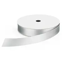 Saténová stuha šířka 25mm, délka 45m, stříbrná