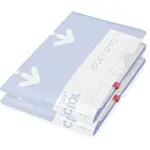 COMPACTOR JET ROLL BAGS M 2PCS Cestovní vakuové pytle, světle modrá, velikost