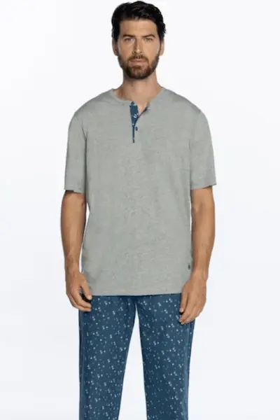 Pánské pyžamo THEODOR XL Šedá