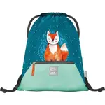 BAAGL GYMSACK LIŠKA Sáček na přezůvky, tyrkysová, velikost