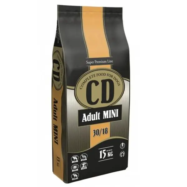 Delikan CD Adult Mini 30/18 15kg Kompletní superprémiové krmivo pro psy malých pleme