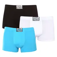 Styx 3PACK pánské boxerky klasická guma vícebarevné (3Q96019) XXL