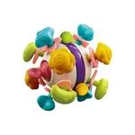 BABYONO Hračka senzorická s kousátkem Star ball 0m+