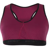 Sensor MERINO DF Podprsenka, vínová, veľkosť