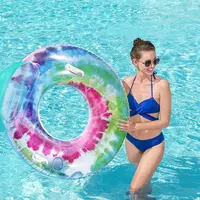 Plávací kruh tie dye deluxe 1.18x1.17m 43637