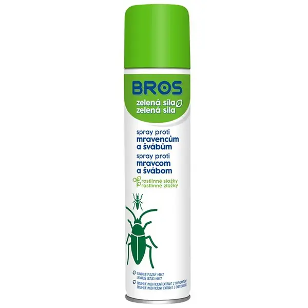 Bros spray na mravence a švábi 300 ml zelená síla