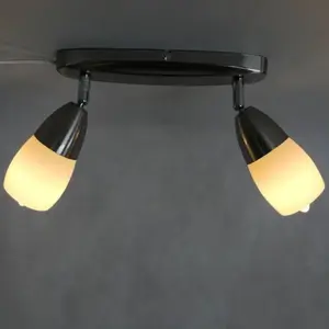 Luster R5018-2b Saténový chróm LS2