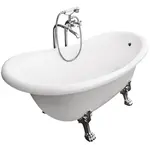 Voľne stojaca vaňa Otylia 160x77+ nohy bez sifónu