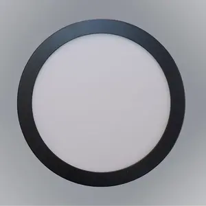 LED kruhový panel 6W 4200K okrúhly čierna