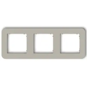 Rámček trojitý zaoblený Mini Taupe