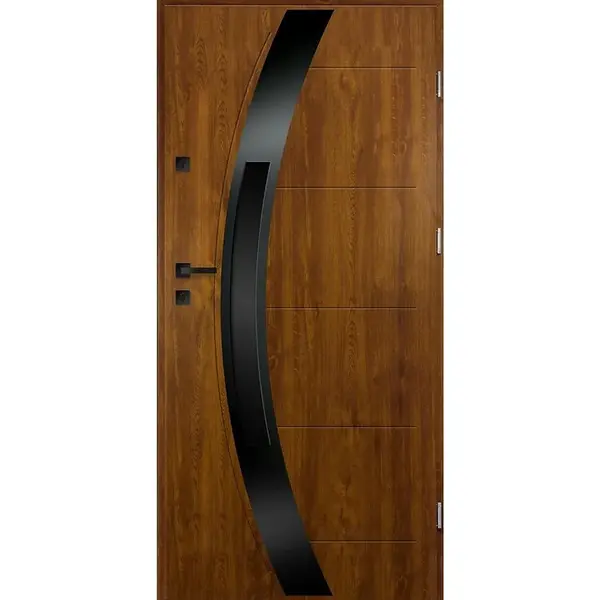 Dvere vchodové Selene 90P zlatý dub