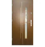 Vchodové dveře WZ 62 90L zlatý dub otevírání ven