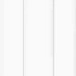 Dekoratívny obklad stien PVC STANDARD biely