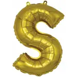 Fóliový balón písmeno S My Party 30cm
