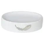 Mydlovnička Piume, 13,5x10x3 cm, biela