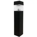 Solární zahradní lampa Trixline, černá