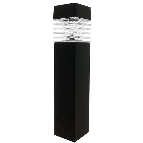 Solární zahradní lampa Trixline, černá