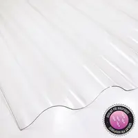 Vlnitá deska PC 2000 x 900 x 0,5 mm čirá