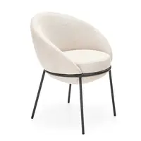Stolička K482 tkanina/kov béž 61x59x78