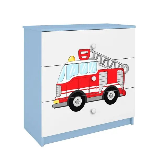 Detská komoda Babydreams Modrá – Hasičský Zbor