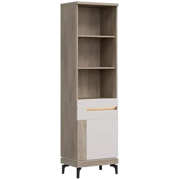 Regál L Aston An07 Dub/Kašmír