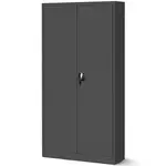 Kovová skriňa Jan 90 cm – antracit, dvojdverová