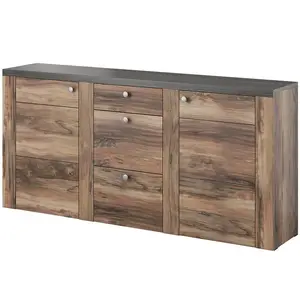 Komoda Larona 2D3S satin nussbaum 25