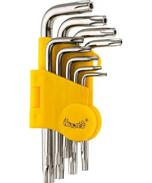 Kľúče torx  T10-50 9 ks CON-IKT-2209