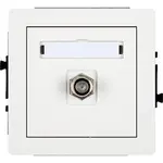 Zásuvka satelitní bílá