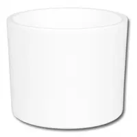 Obal na kvetináč ZEUS PALETE keramický matný biely 32 cm