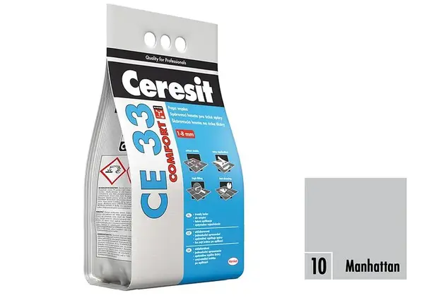 CEMENTOVÁ SPÁROVACÍ HMOTA CERESIT CE33 MANHATAN 2KG