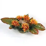 Květinové aranžmá v míse s 5 květy 20x36cm 443761