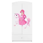 Skříň Babydreams bílá - Princezna 1