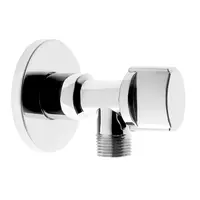 Rohový guľový ventil 1/2x3/4 s rozetou Z1234K