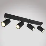 Stropné bodové svietidlo 57910-4B Čierna LS4